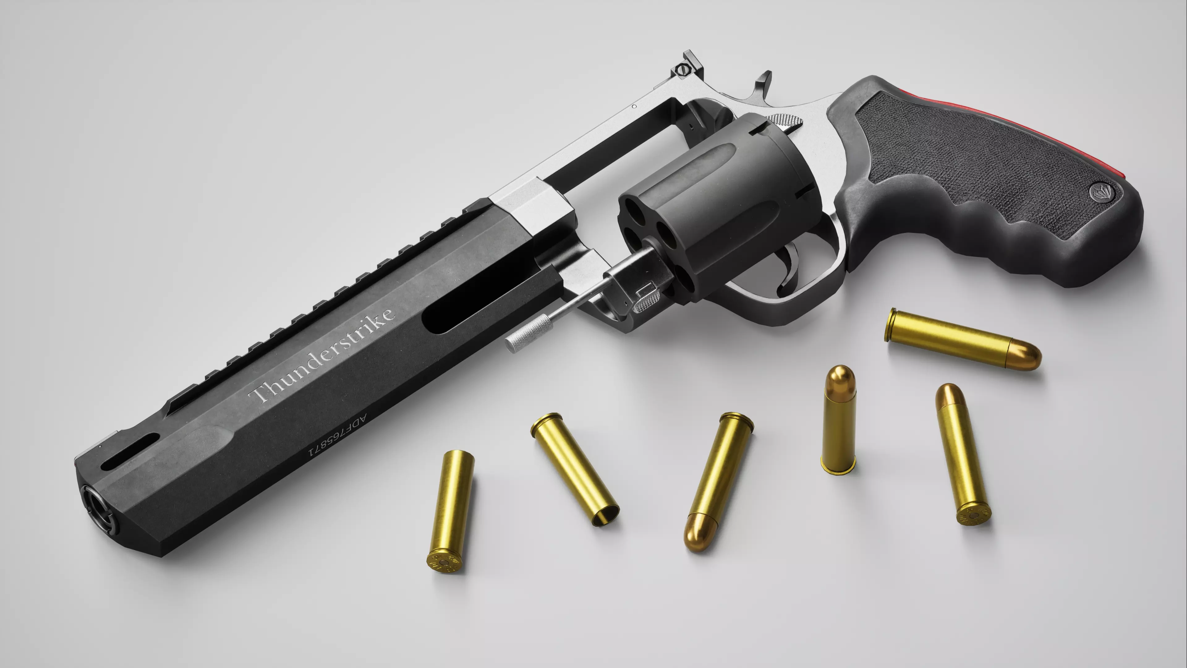 Thunderstrike Low-poly 3D model_0