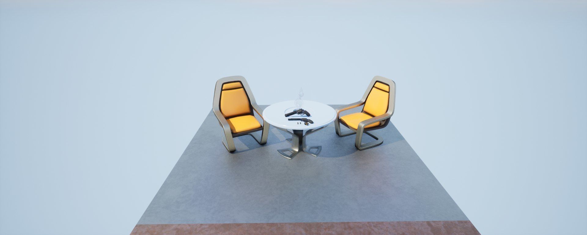 Thunderstrike Low-poly 3D model_7