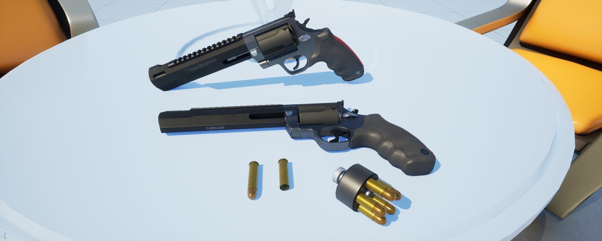 Thunderstrike Low-poly 3D model_5