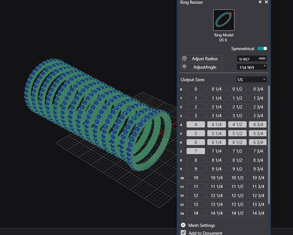 Eternity Ring Sizes Available 3D print model_3