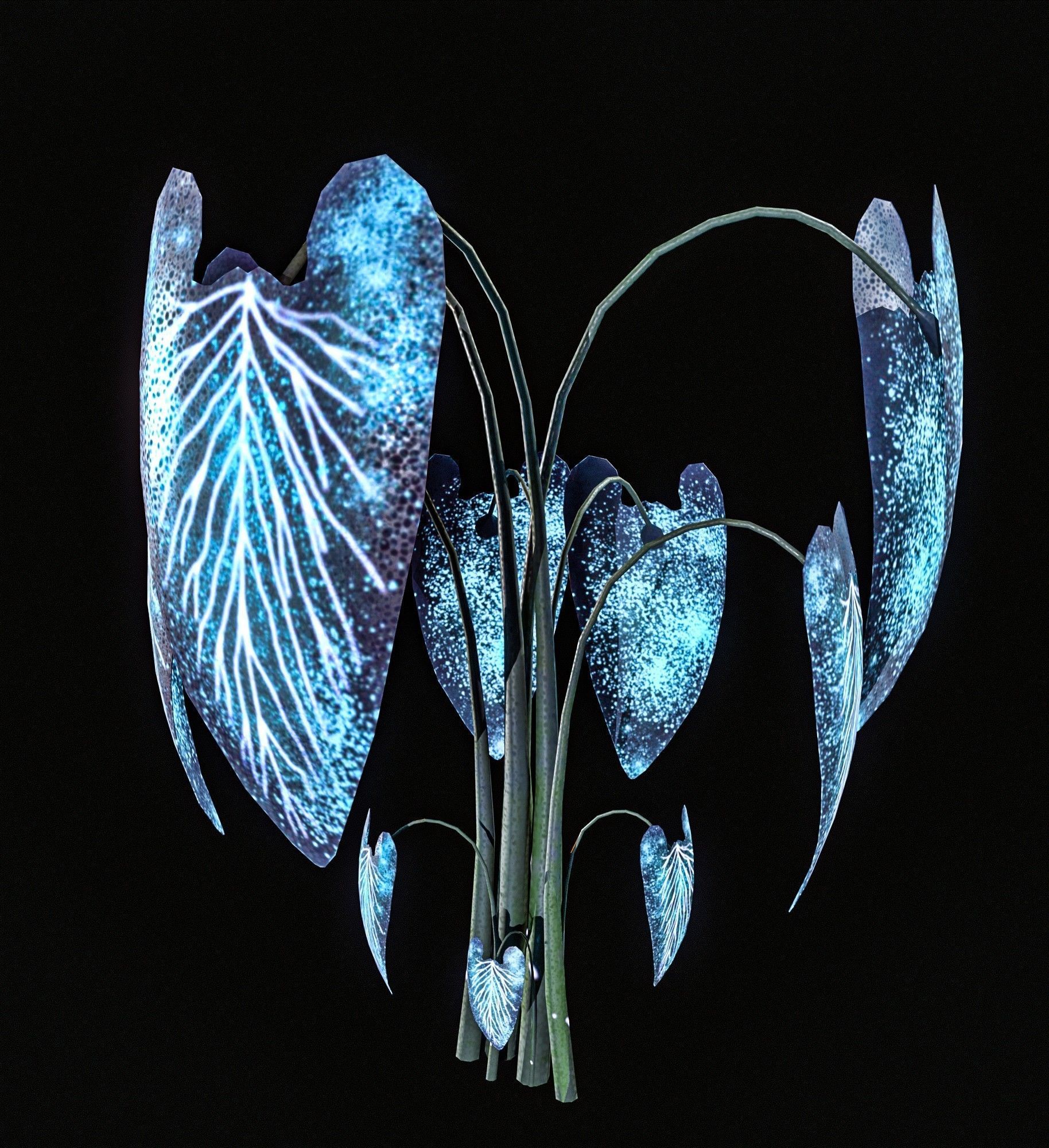 Sci-Fi Plants Pack Low-poly 3D model_24