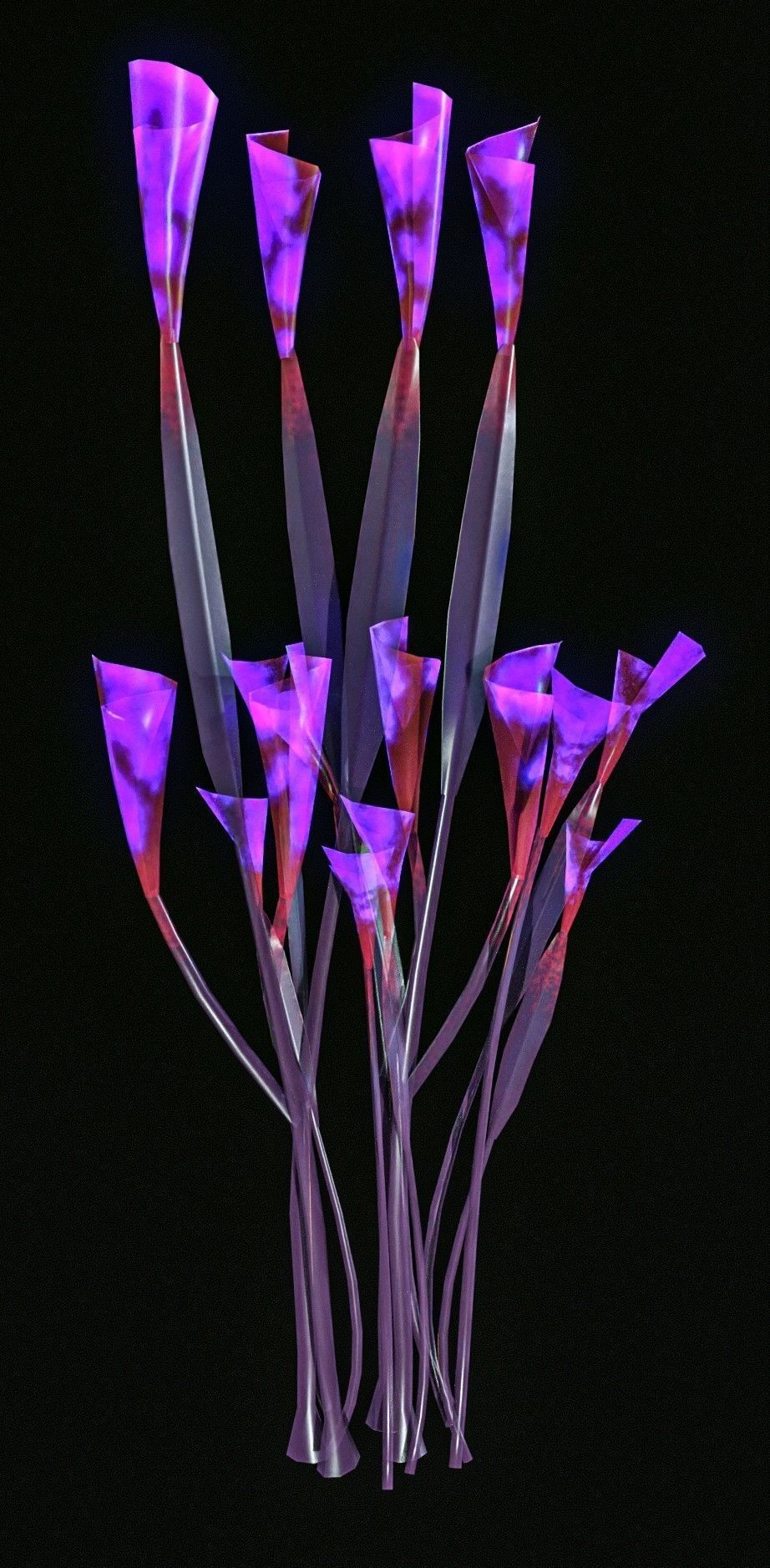 Sci-Fi Plants Pack Low-poly 3D model_10