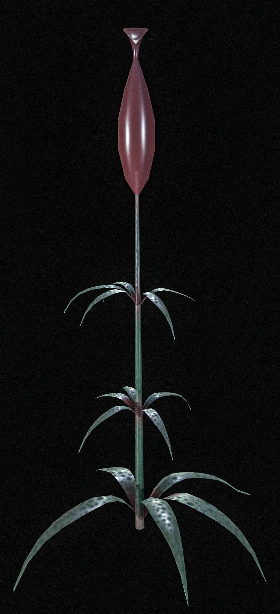 Sci-Fi Plants Pack Low-poly 3D model_14