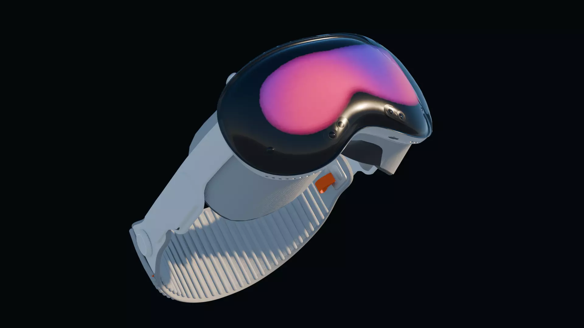 Apple Vision Pro 2024 Free low-poly 3D model_0