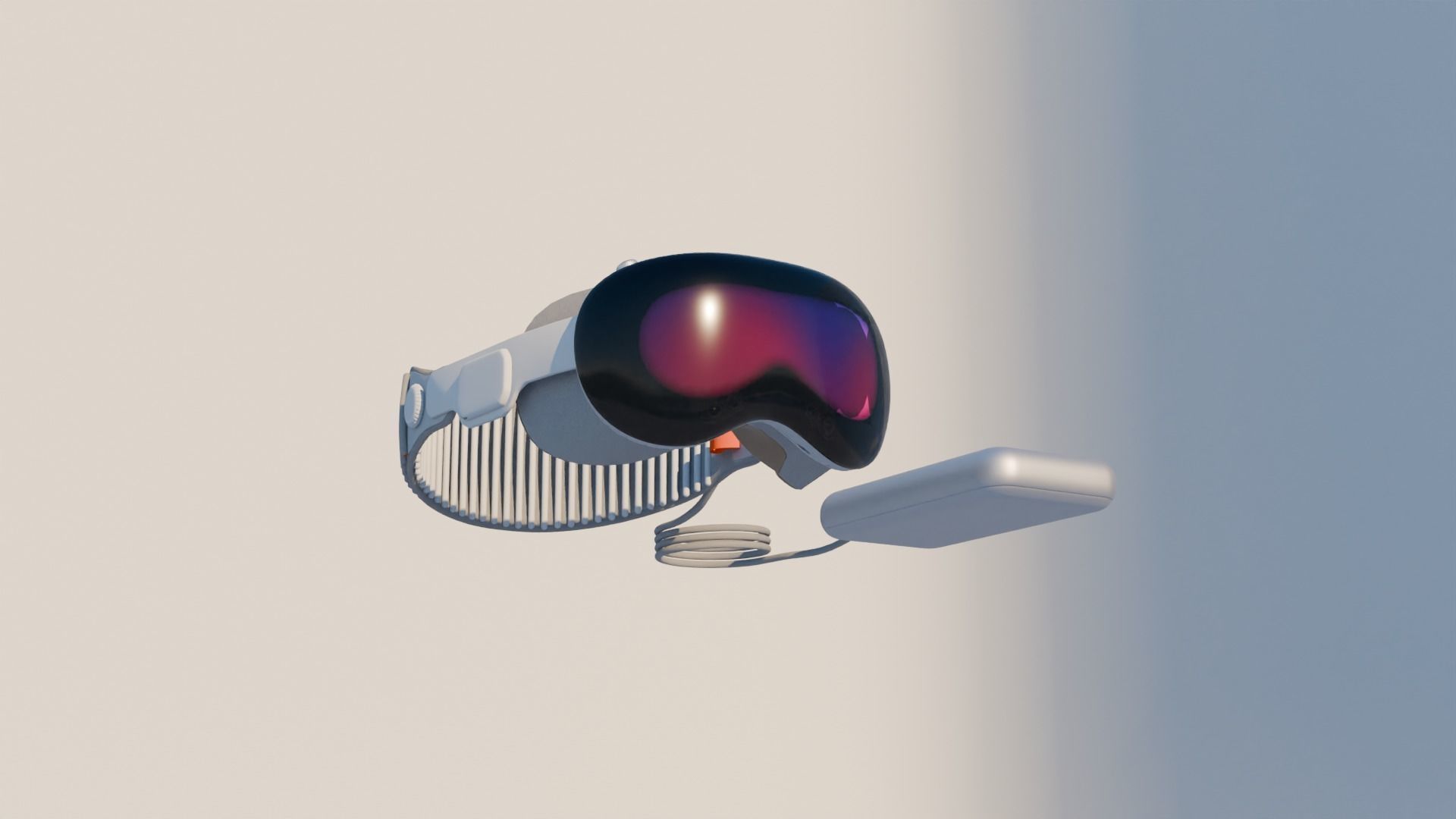 Apple Vision Pro 2024 Free low-poly 3D model_10