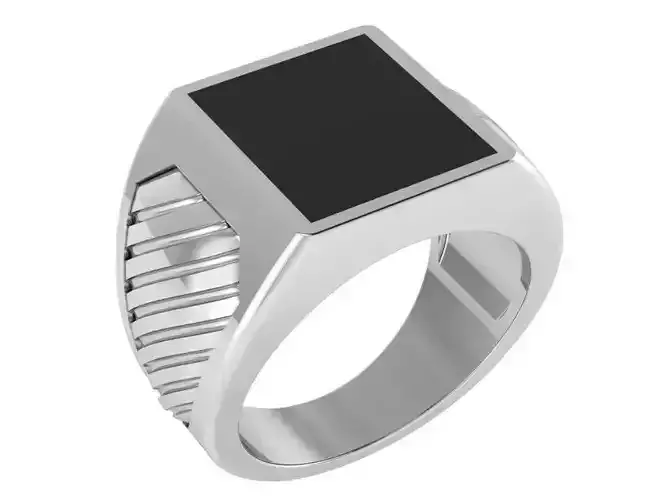 Square Band Ring 2877