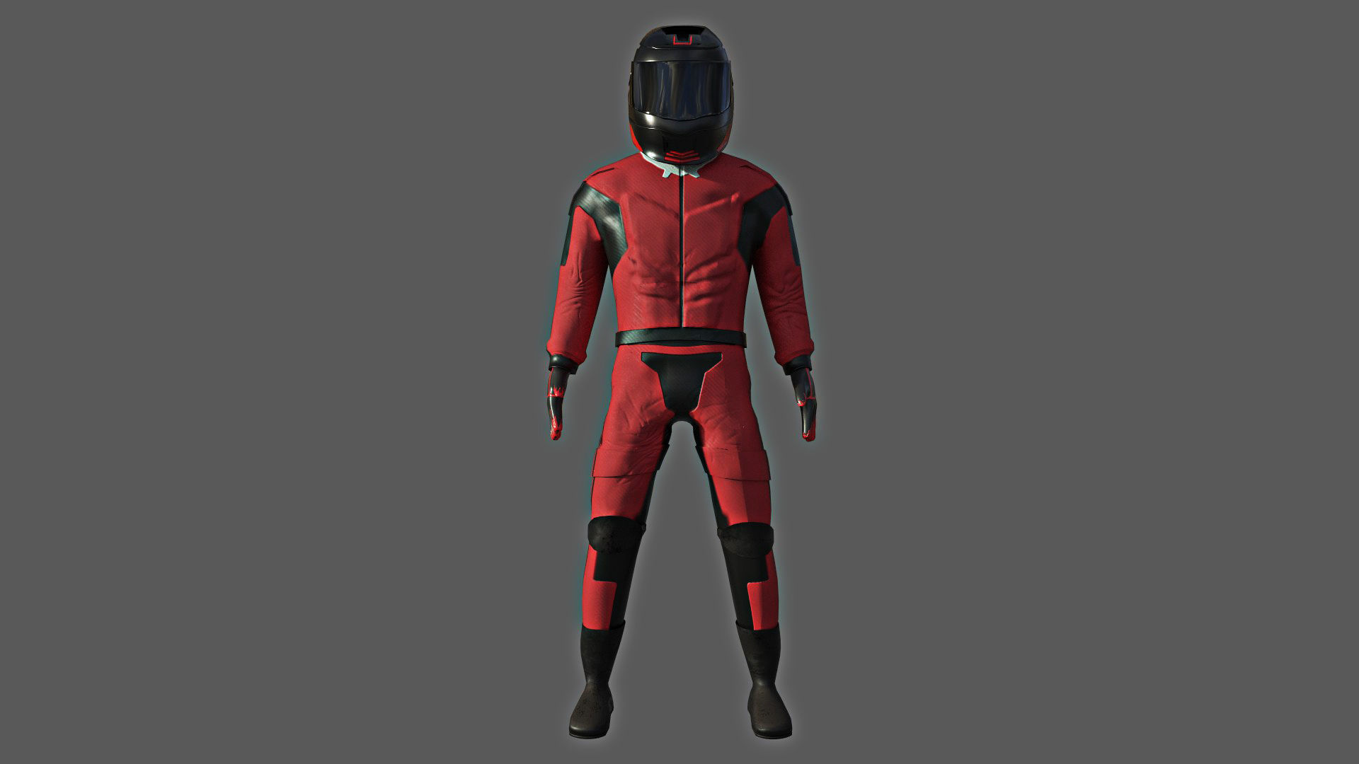 Racing Character 3D model_4