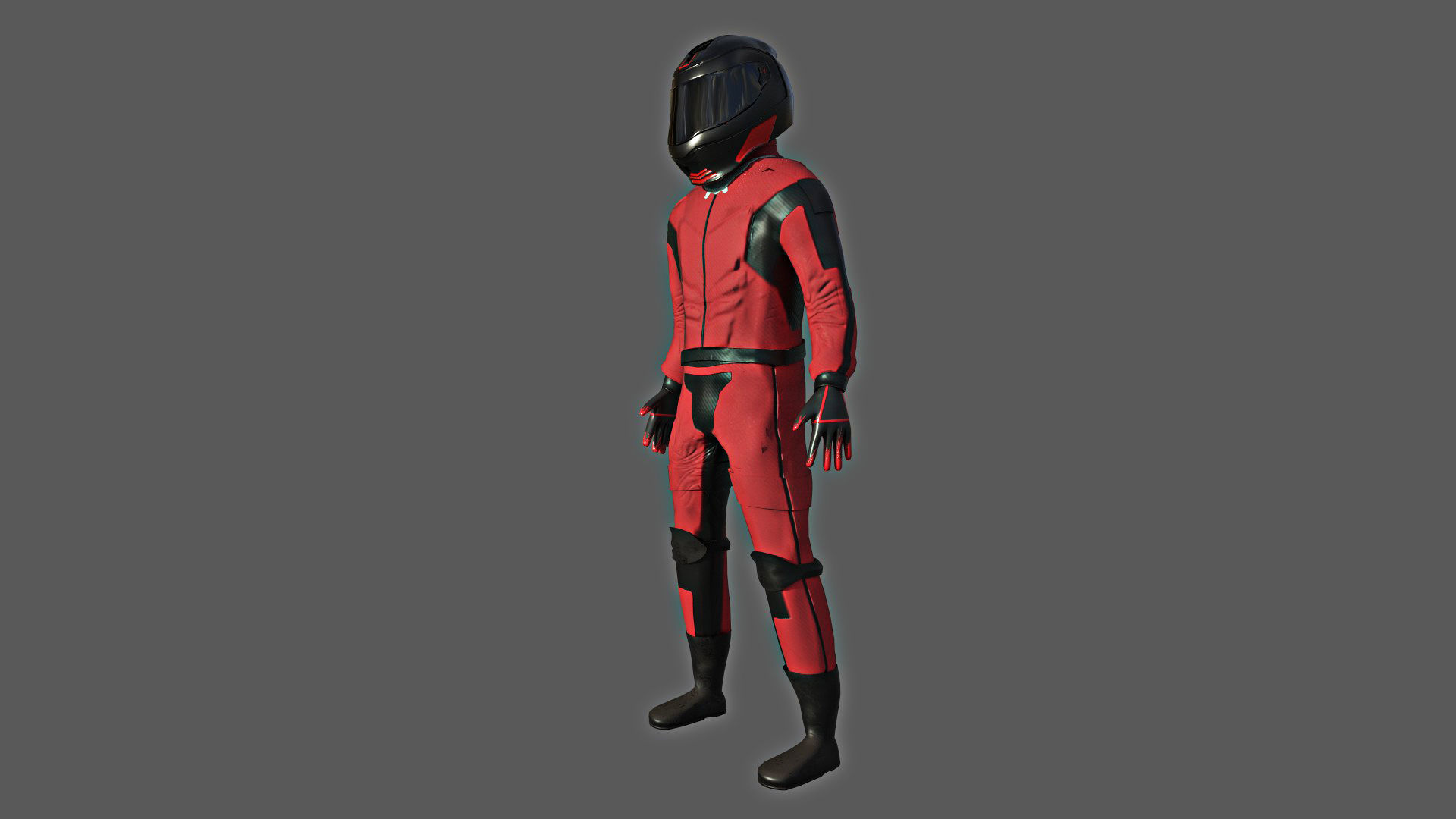 Racing Character 3D model_5