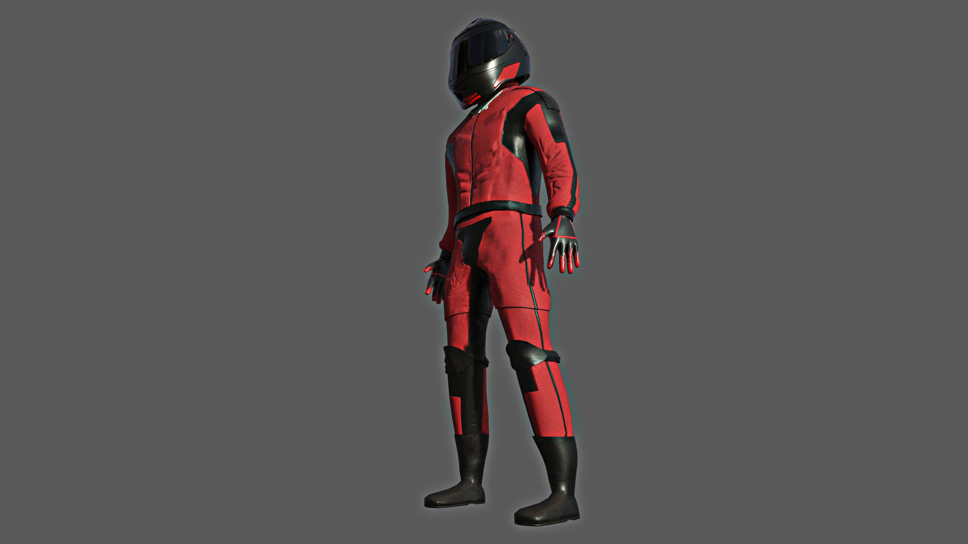 Racing Character 3D model_9