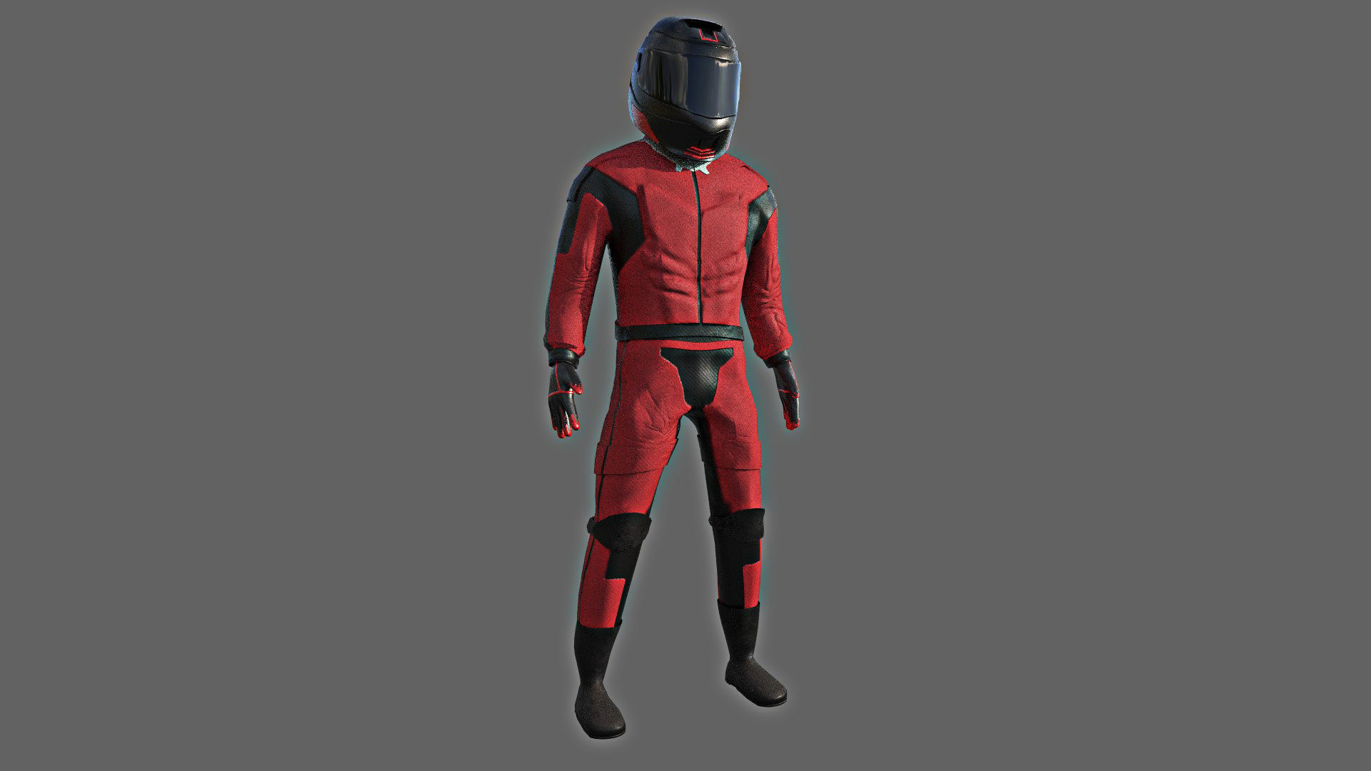 Racing Character 3D model_11