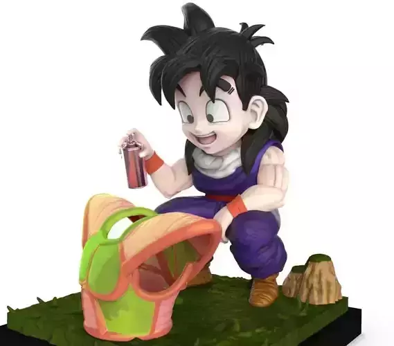 Gohan fan art painting