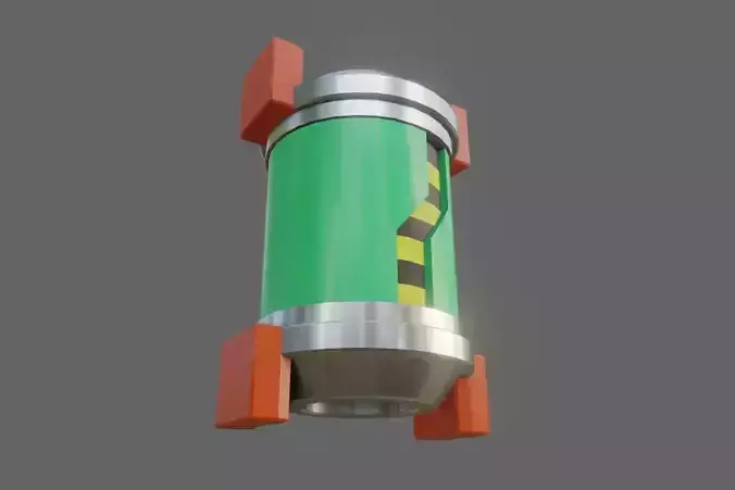 Item Box - Cylinder Sci-Fi
