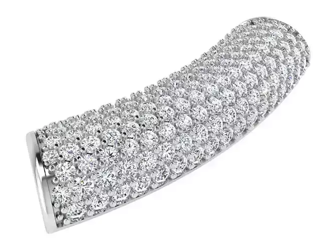 French Pave Pendant 2892