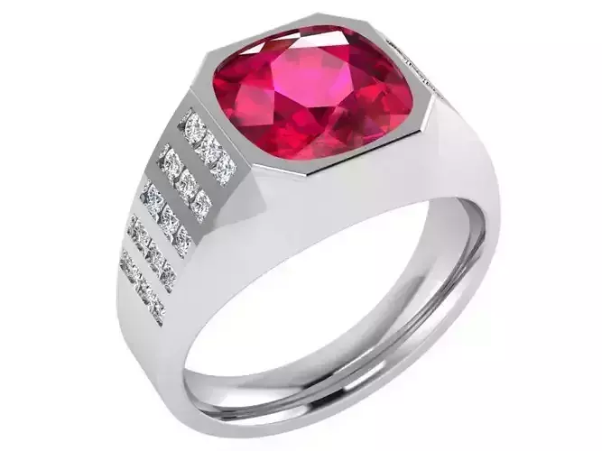 Octagonal Band Ring 2896