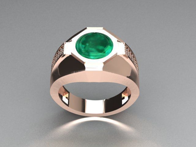 men ring 3D print model_1