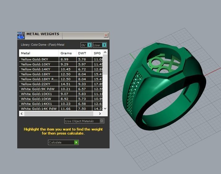 men ring 3D print model_5