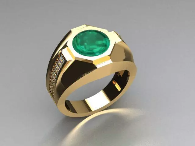 men ring 3D print model_0