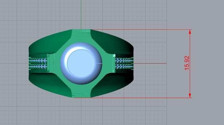 men ring 3D print model_7