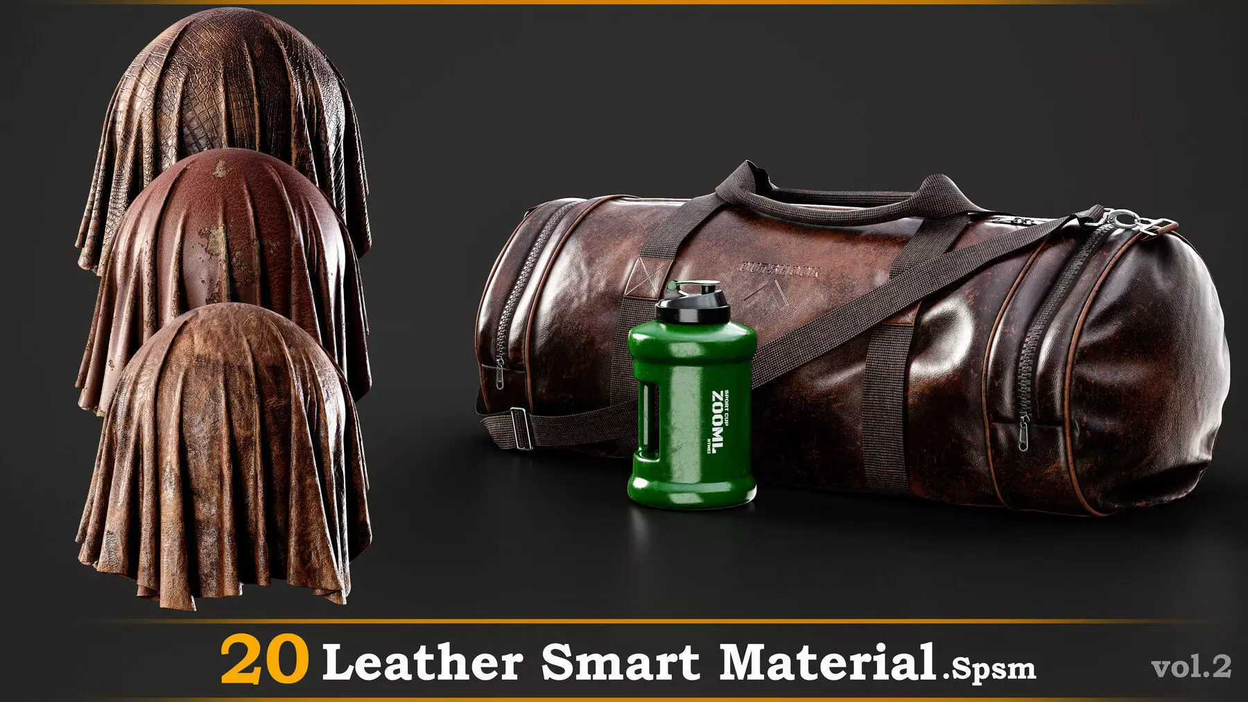 20 Leather Smart Material-SPSM Vol-02 Texture