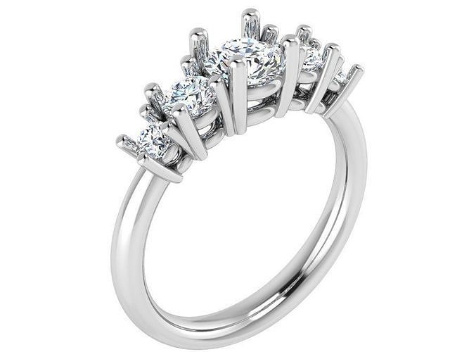 Round Basket Ring 2910 3D print model