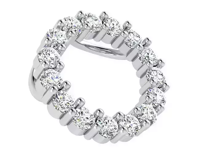 Circle Diamond Pendant 2912