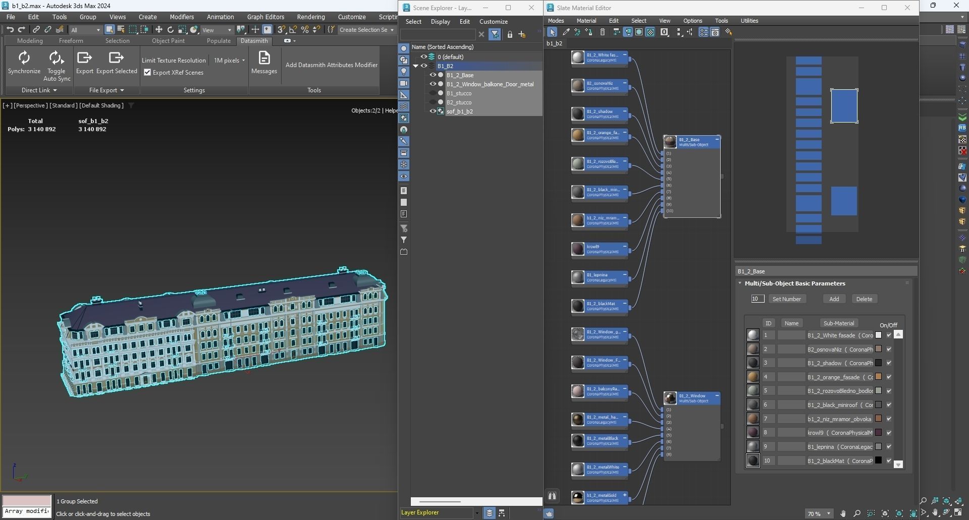 Tsarsky House Classic residential building 3D model 3D model_8