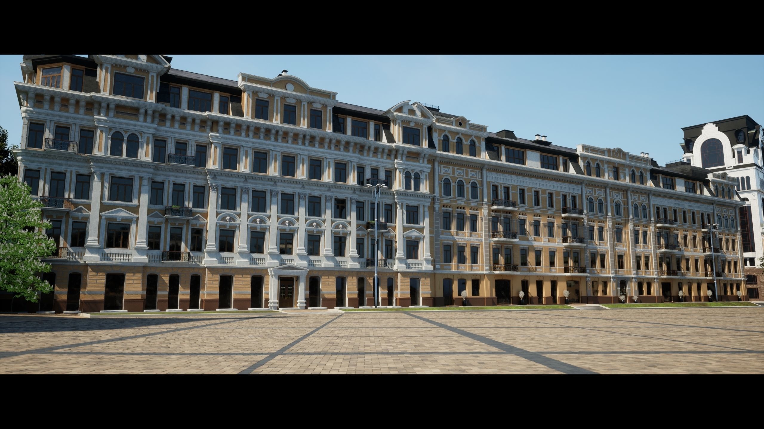 Tsarsky House Classic residential building 3D model 3D model_9