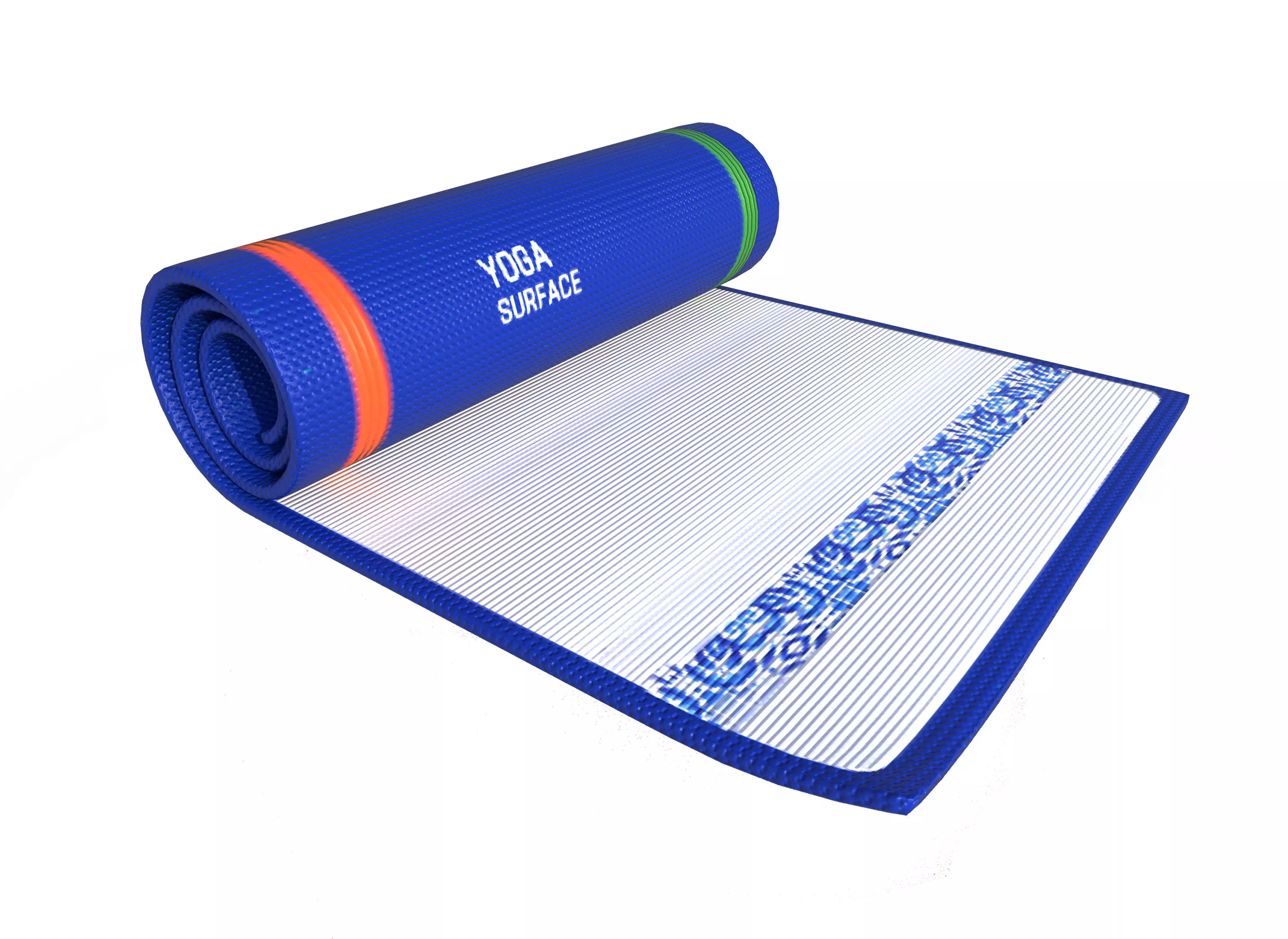 Yoga Mat Low-poly 3D model_0