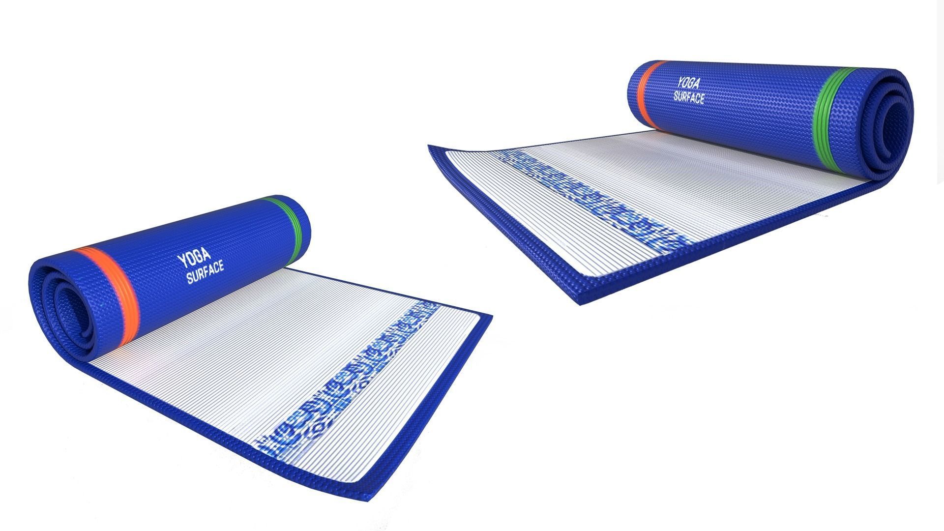 Yoga Mat Low-poly 3D model_1