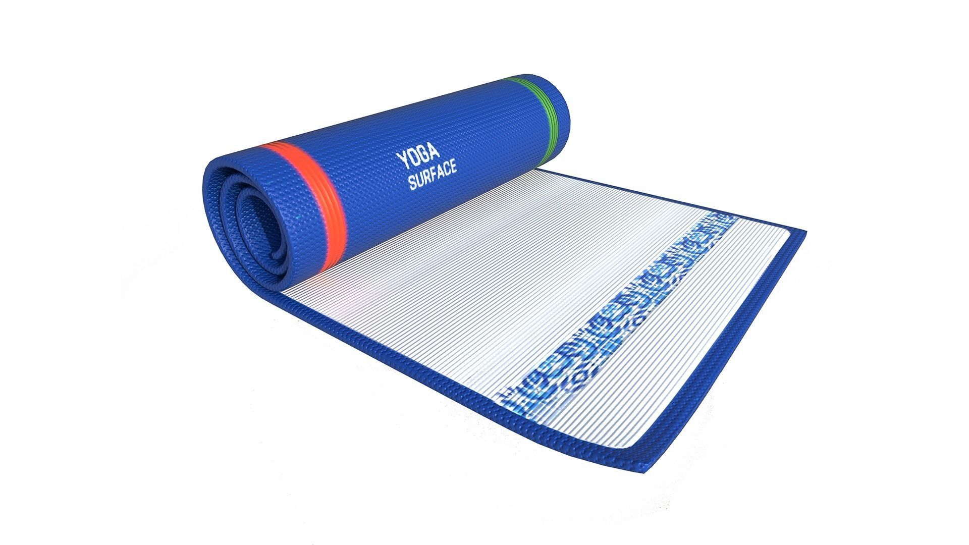 Yoga Mat Low-poly 3D model_5