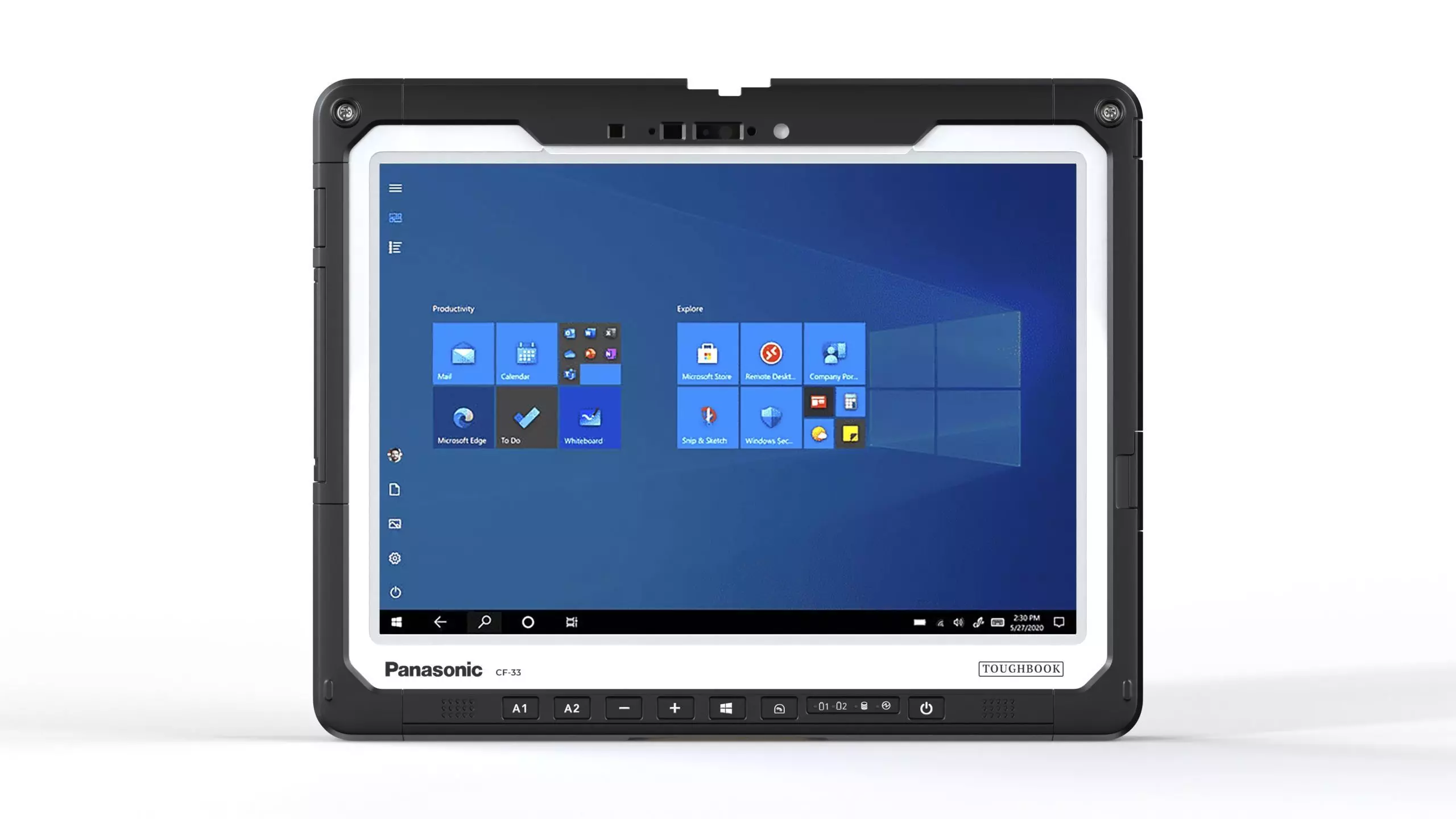 Panasonic TOUGHBOOK 33 Low-poly 3D model