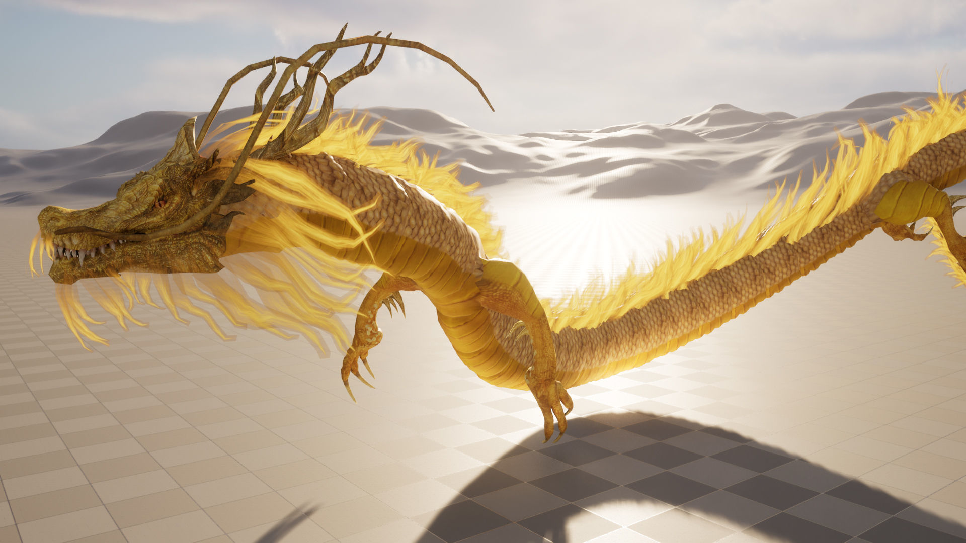 Chinese Dragon Animated 3D model_18
