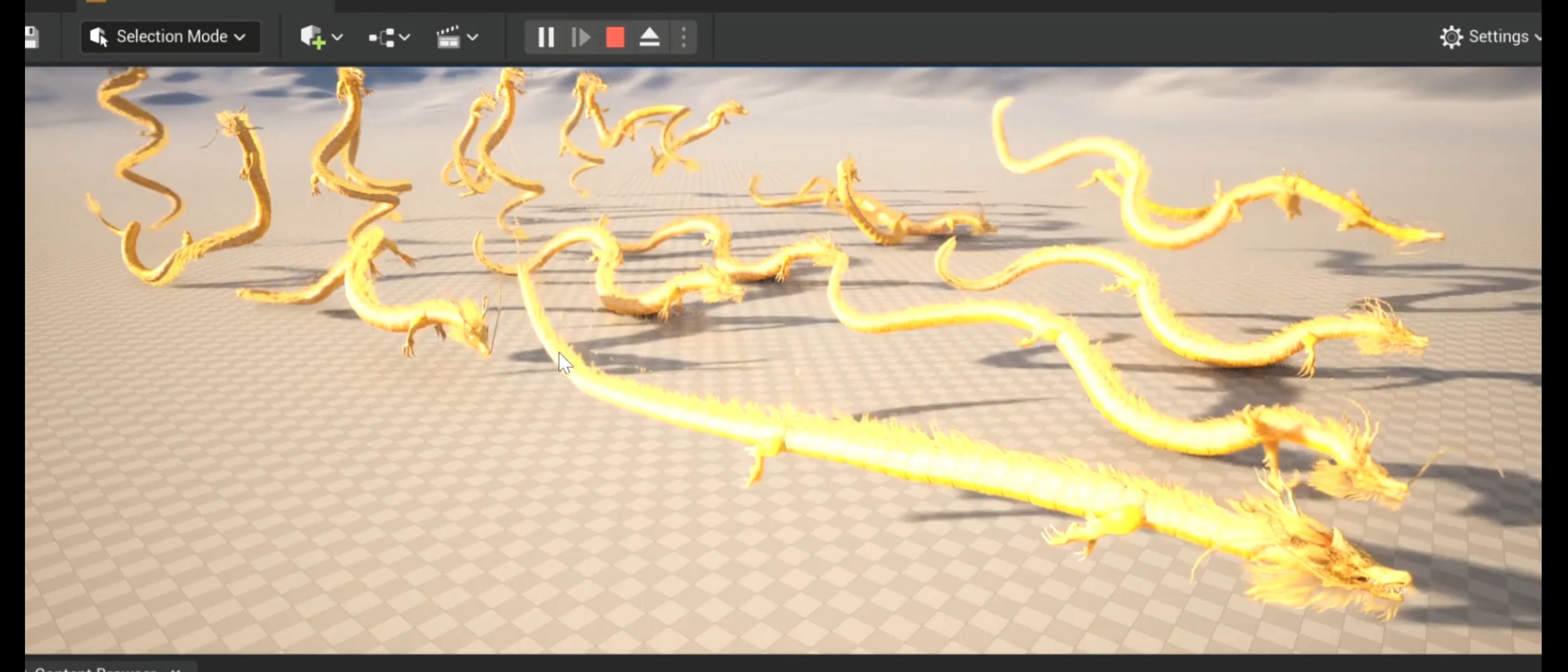 Chinese Dragon Animated 3D model_19