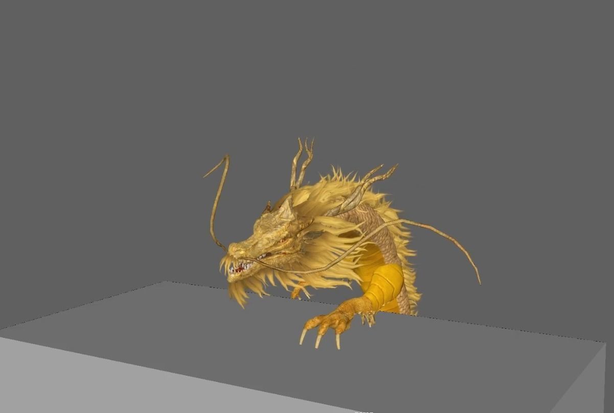 Chinese Dragon Animated 3D model_24
