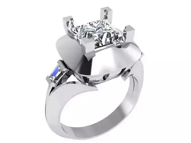 Princess Diamond Ring 2924