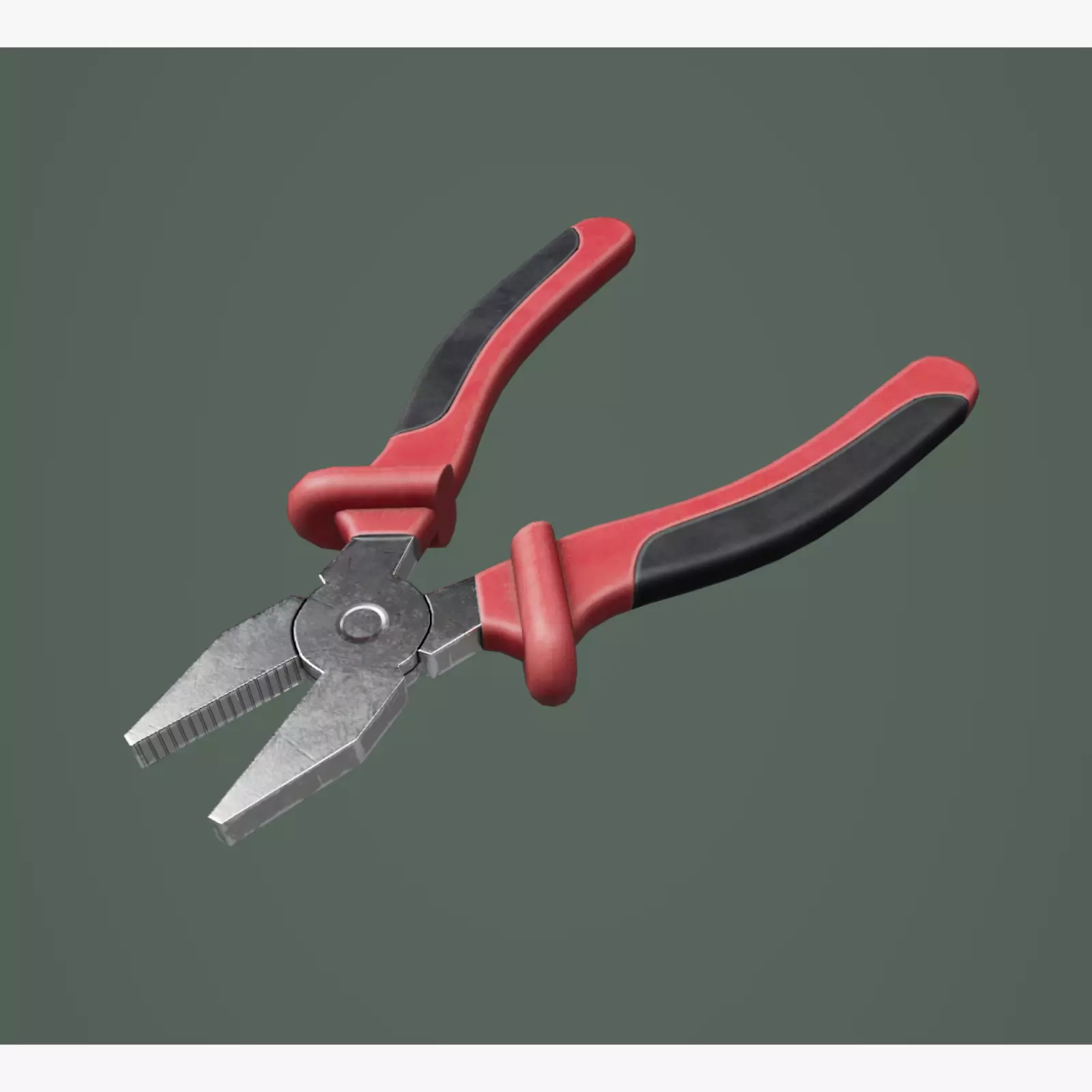 Plier 01 Low-poly 3D model