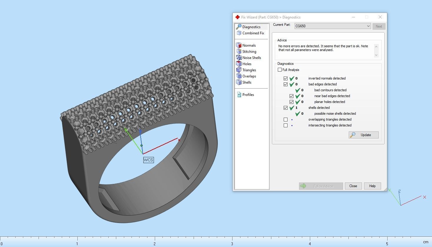 signet ring with gems model 650 3D print model_5