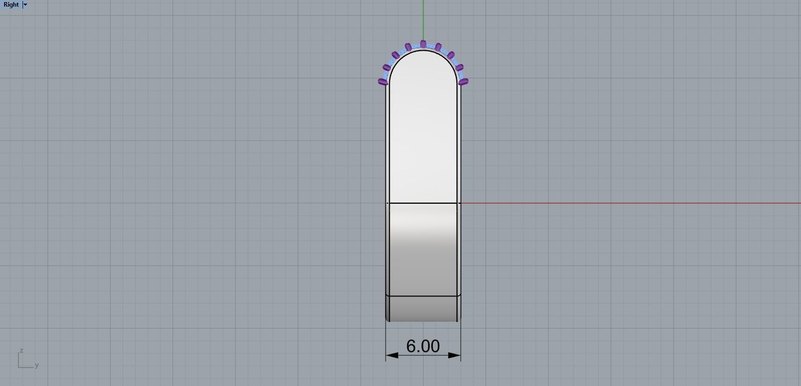 signet ring with gems model 650 3D print model_10