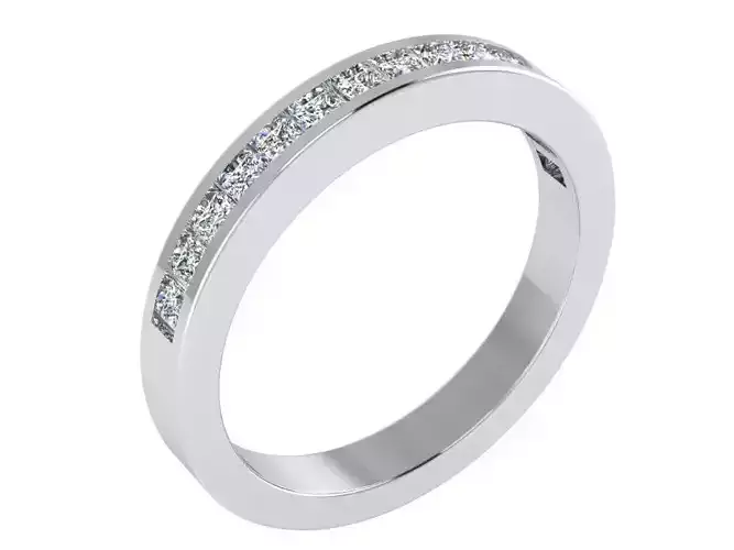 Channel Setting Band Ring 2939