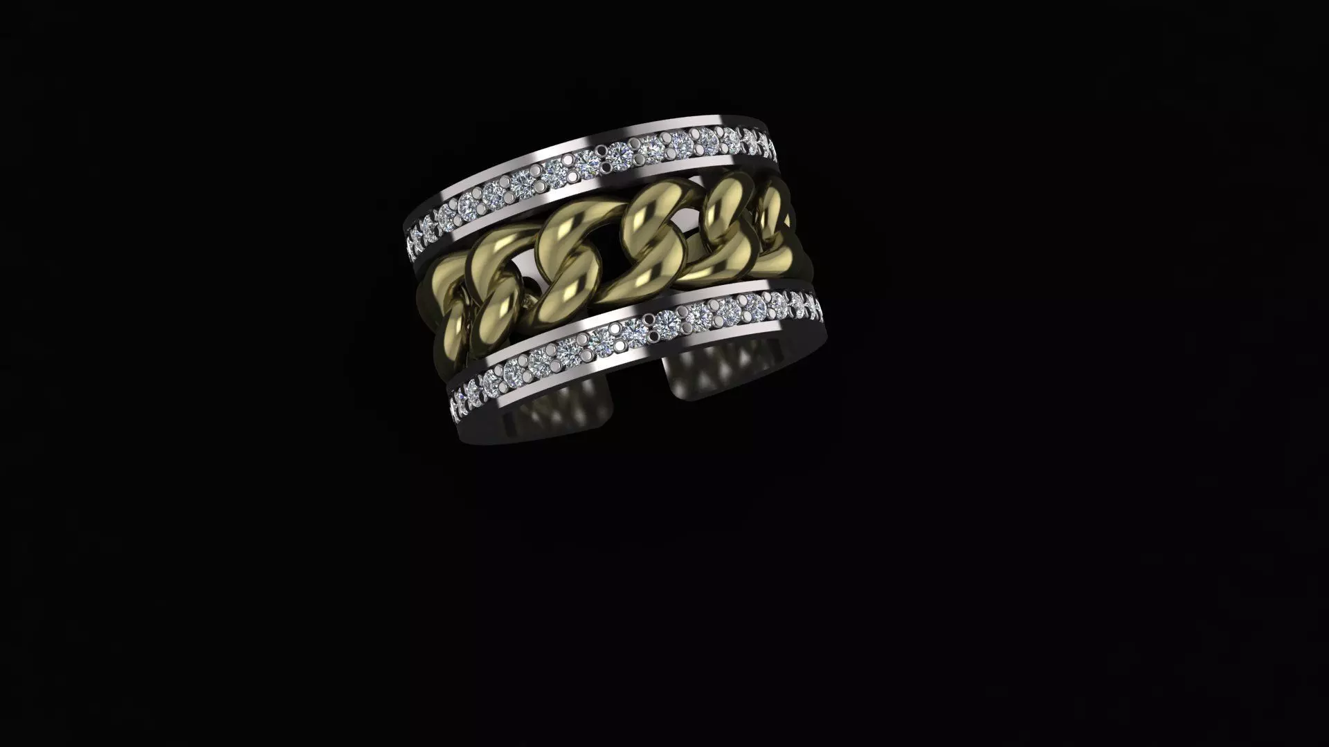 Cuban Ring 3D print model