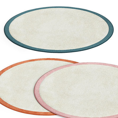 Ronoda Round Rug 3D model