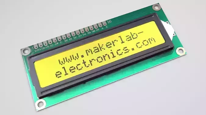 Liquid Crystal Display Screen Component 3D model