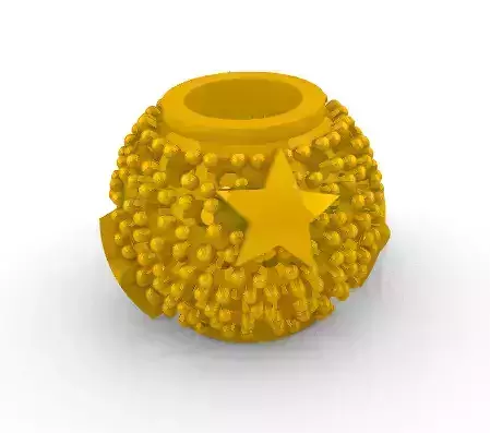 Charm con estrellas Pave ball with stars SM