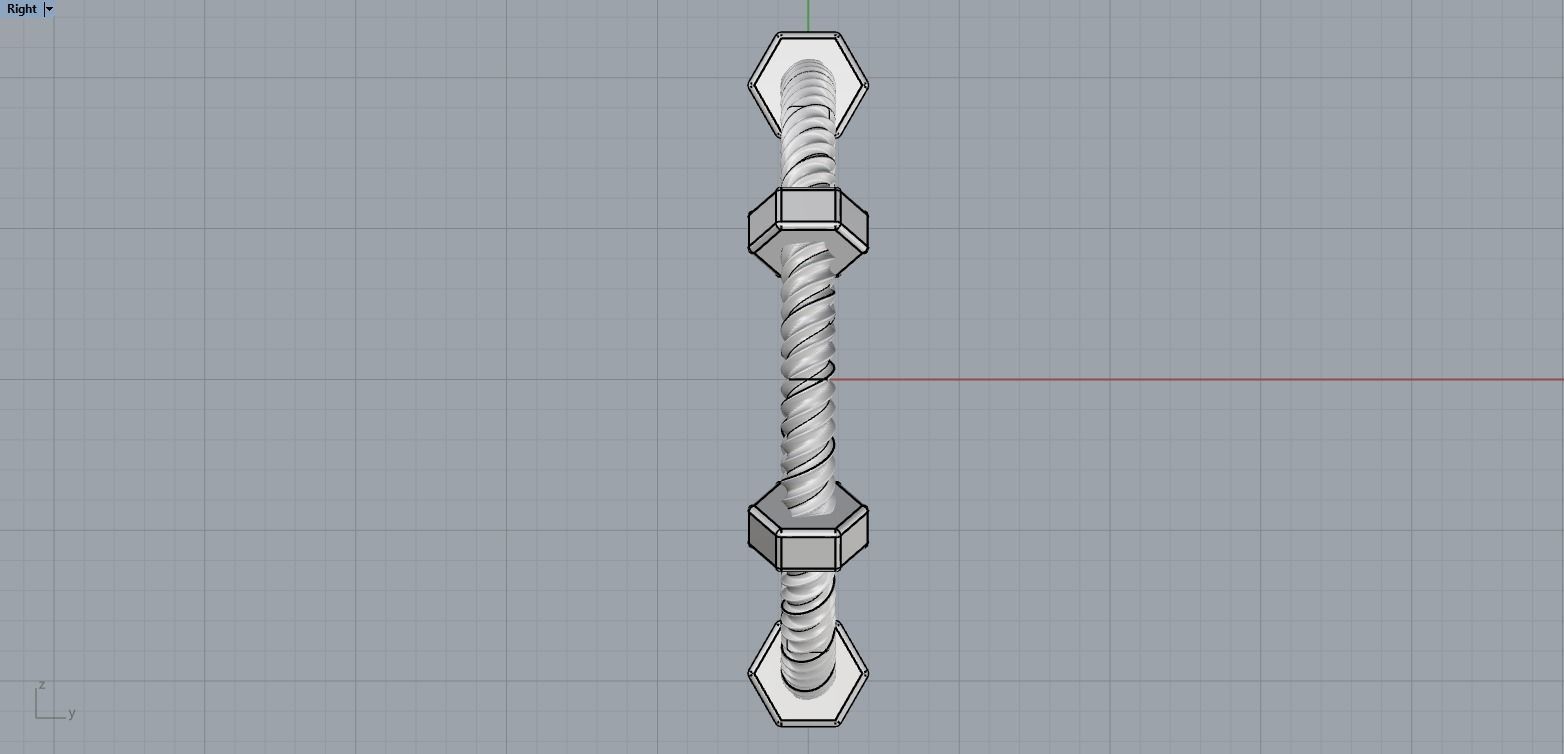 screw ring size 16 model 652 3D print model_8