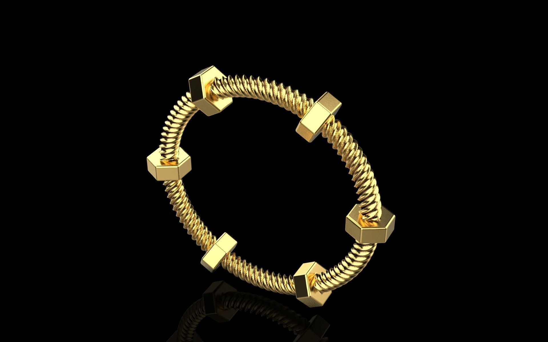 screw ring size 16 model 652 3D print model_17