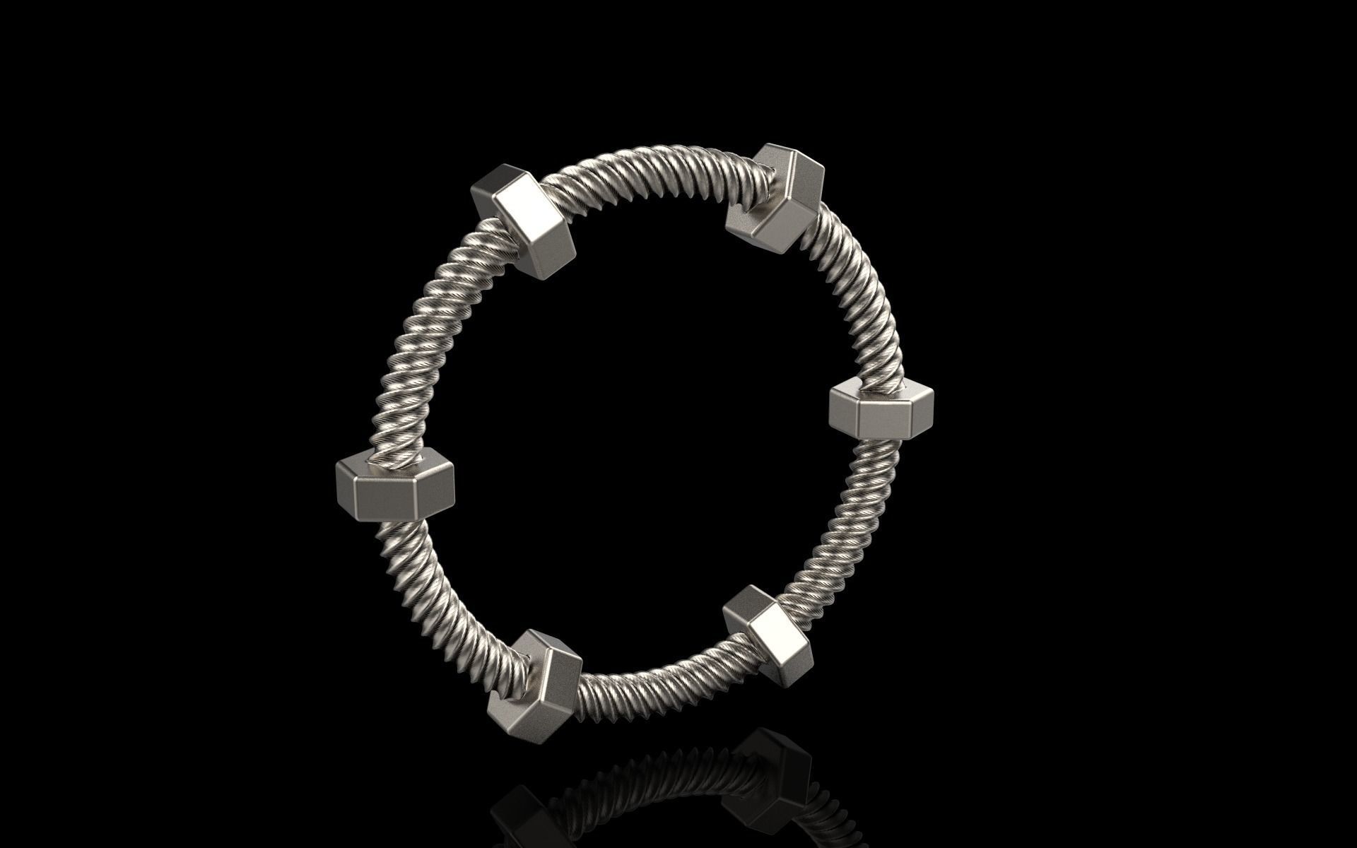 screw ring size 16 model 652 3D print model_25