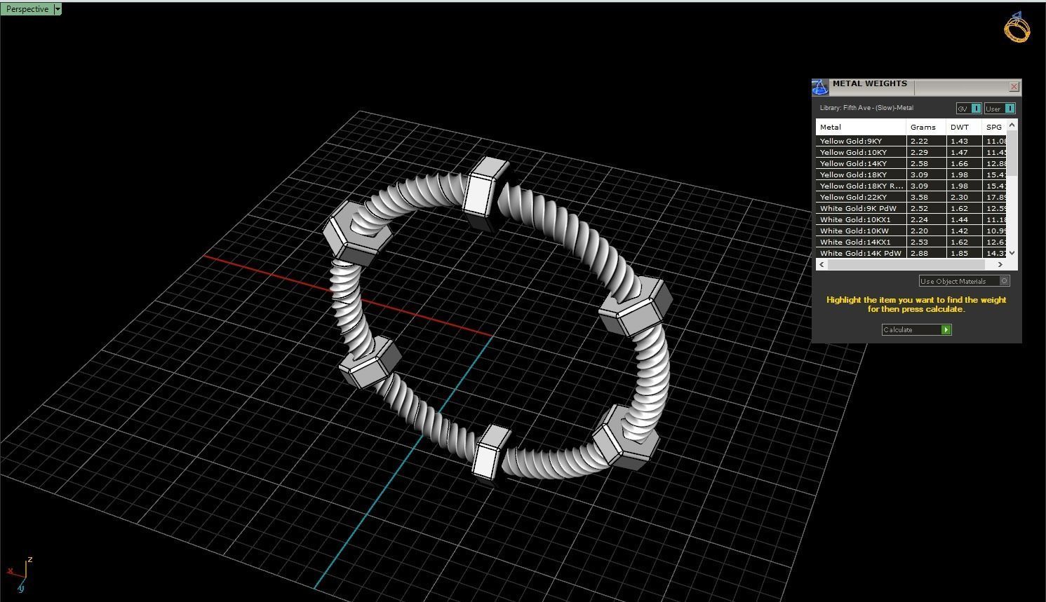 screw ring size 16 model 652 3D print model_4