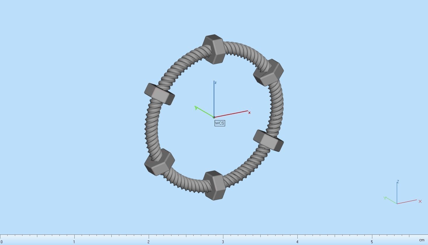 screw ring size 16 model 652 3D print model_10