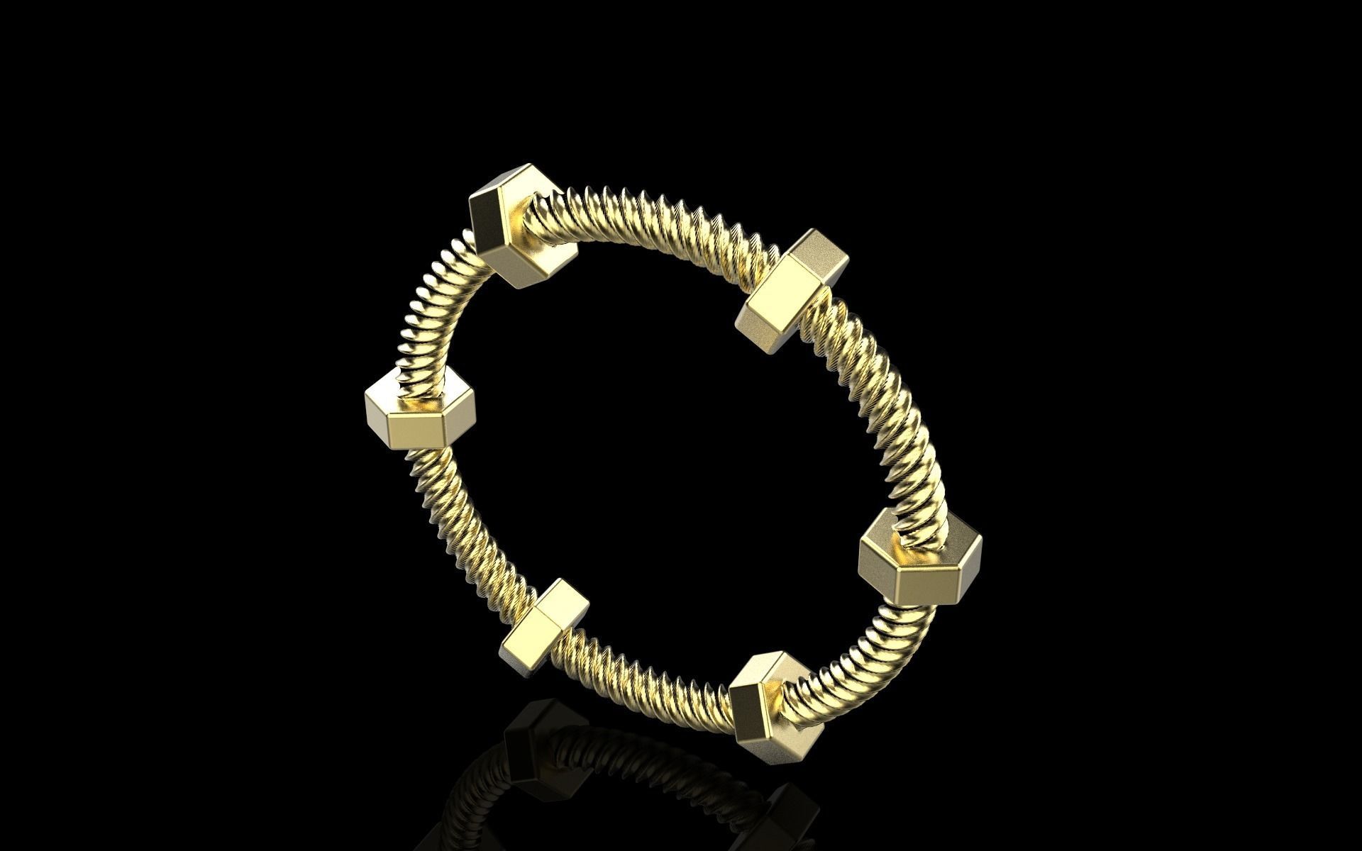 screw ring size 16 model 652 3D print model_18