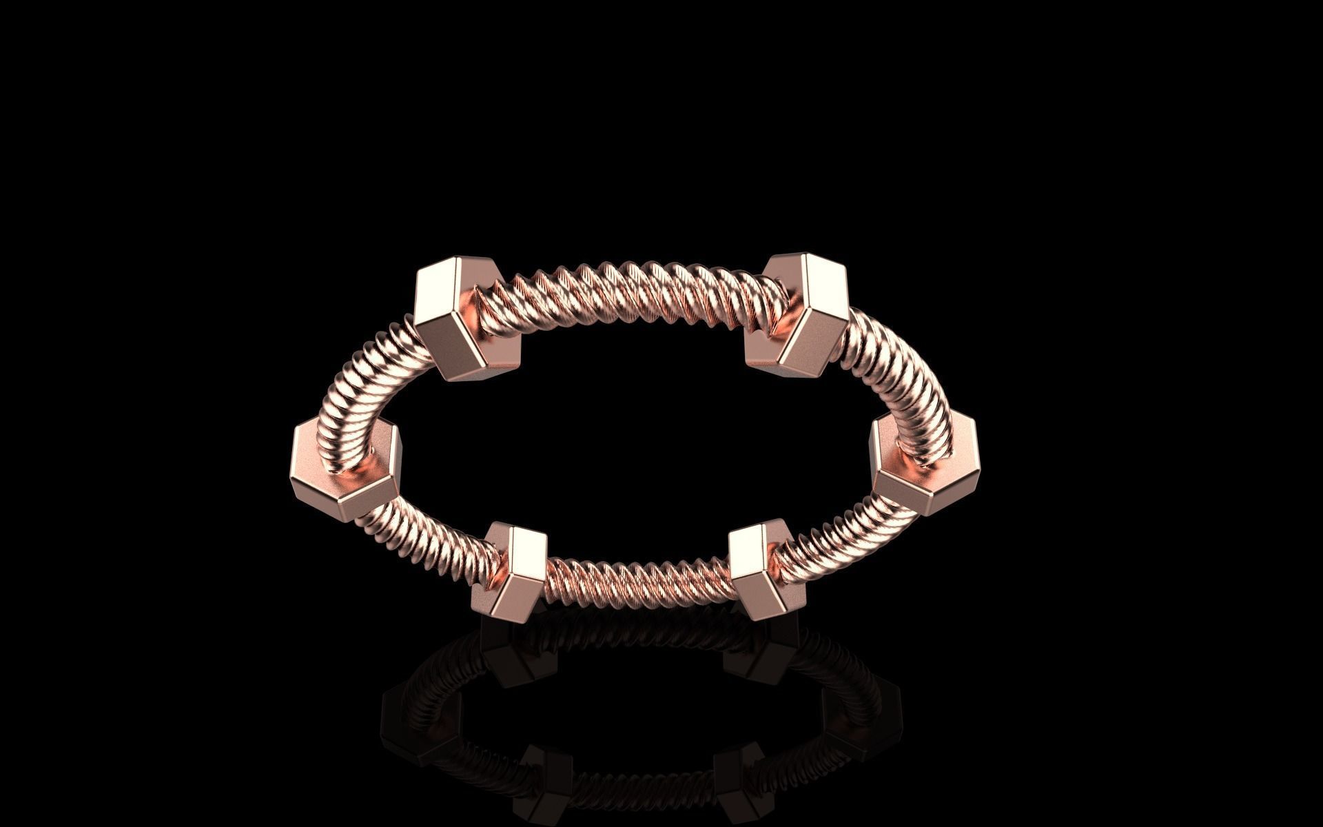 screw ring size 16 model 652 3D print model_13